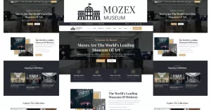 Mozex - Museum and Artists HTML5 Template - TemplateMonster