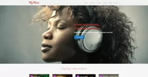 MP3 Store Responsive Joomla Template - TemplateMonster