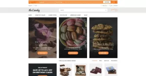 Ms.Candy - Plantilla OpenCart moderna para tienda de dulces