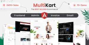 Multikart - Responsive Angular 17 eCommerce + Admin + Invoice + Email Template