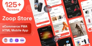 Multipurpose eCommerce Store PWA Mobile HTML Template - Zoop Retail Store