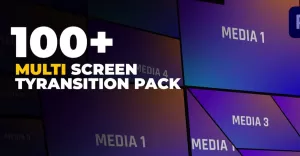 Multiscreen Transition Motion Graphics Template