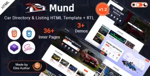 Mund - Car Directory Listing HTML Template