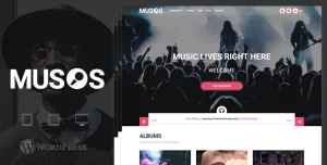Musos - A WordPress Music Theme