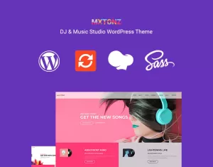 MxTonz - A DJ & Music Studio WordPress Theme