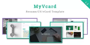 MyVCard - Responsive & Creative Resume/CV/vCard Template
