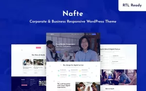 Nafte - Corporate Business WordPress Theme - TemplateMonster