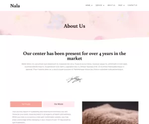 Nala - Beauty & Spa Template Kit