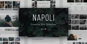 Napoli - Modern Photography  Responsive HTML Template