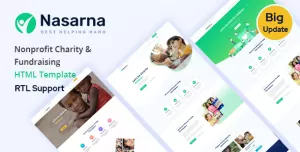Nasarna - Charity Nonprofit HTML5 Template