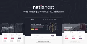 NatixHost - WHMCS & Hosting Template