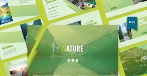 Nature Creative Slide Key Note Template - TemplateMonster
