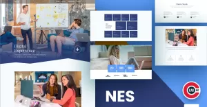 Nes - Marketing Agency Elementor Kit Template