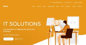 Neso - It Solutions & Business Services Multipurpose Website Template