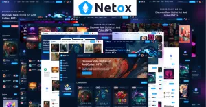 Netox - NFT Marketplace HTML5 Template - TemplateMonster