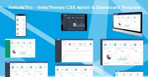 NettaAdTho - NettaThemes CSS Admin & Dashboard Template