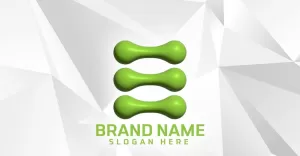 New 3D Inflate Software Brand logo Design - TemplateMonster