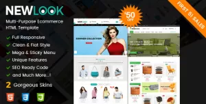 NewLook - Fashion & Furniture Store Responsive Multipurpose E-Commerce HTML Template