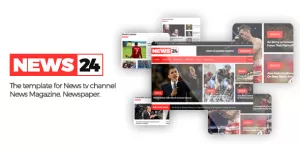 News24 - Responsive Newspaper and News Magazine Template