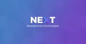 NEXt - Personal CV/Vcard Template