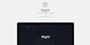Night  Cocktail Bar / Cafe Bootstrap Template