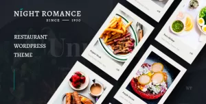 Nightromance - Restaurant WordPress Theme