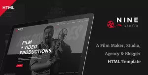Nine Studio - A Film Maker, Studio, Agency & Blogger HTML Template