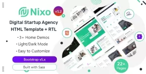 Nixo - Technology Services & Digital Agency HTML Template