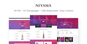 Niyama  Multipurpose Yoga & Gym, Dance Psd Templates