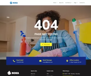 Noka - Cleaning Services Company Elementor Template Kit