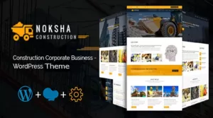 Noksha - Construction WordPress Theme For Business - Themes ...