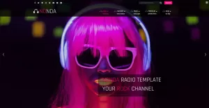 Nonda Online Music Radio Station Joomla Template