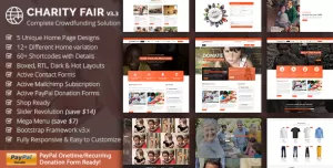 Charityfair - NonProfit HTML Template