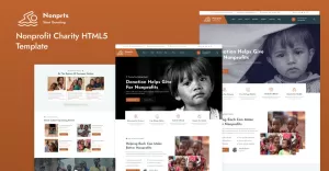 Nonprts-Nonprofit Charity HTML5 Template - TemplateMonster