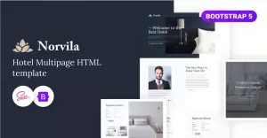 Norvila - Luxury Hotel HTML5 Website Template