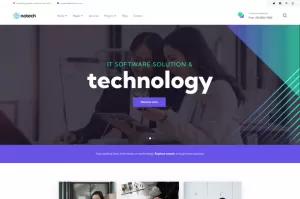 Notech - IT Solutions & Services Template Kit