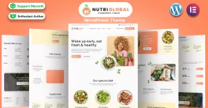 Nutri Global - Healthy Food & Nutrition WordPress Theme