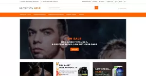 Nutrition Help - Sports Food Store Clean OpenCart Template