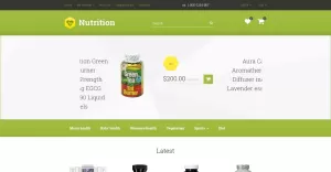 Nutrition/Supplements OpenCart Template - TemplateMonster
