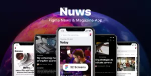 Nuws - Figma News & Magazine App