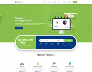 NYHost - Responsive Technology, Web Hosting and WHMCS Website Template