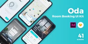 Oda - Room Booking Sketch UI Kit