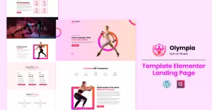Olympia Gym -  Gym and Fitness Landing Page - TemplateMonster