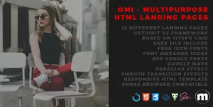 Omi - Multipurpose HTML Landing Pages