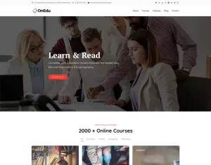 Onedu - Education Courses LMS WordPress Theme