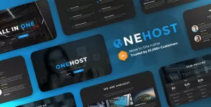 Onehost - One Page Hosting Bootstrap 5 Website Template