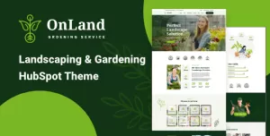 OnLand – Landscaping and Gardening HubSpot Theme