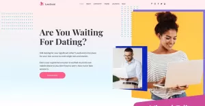 Online Moto CMS Premium Dating Website Template