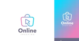 Online Shopping Free Logo Design Concept - TemplateMonster