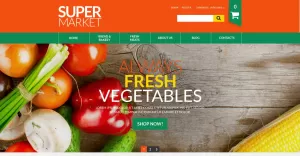 Online Supermarket VirtueMart Template - TemplateMonster
